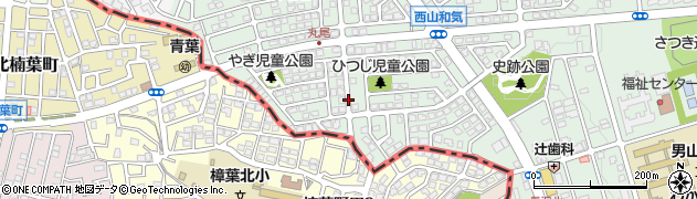 京都府八幡市西山和気周辺の地図