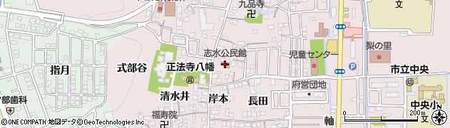 志水公民館周辺の地図