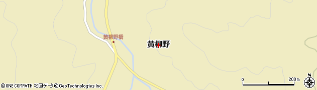 愛知県新城市黄柳野周辺の地図