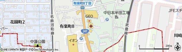 株式会社仙台屋　半田ケアサポート事業部周辺の地図
