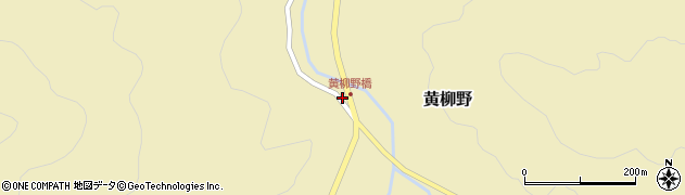 愛知県新城市黄柳野（松本）周辺の地図