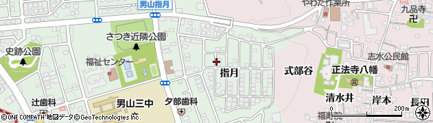 京都府八幡市男山（指月）周辺の地図