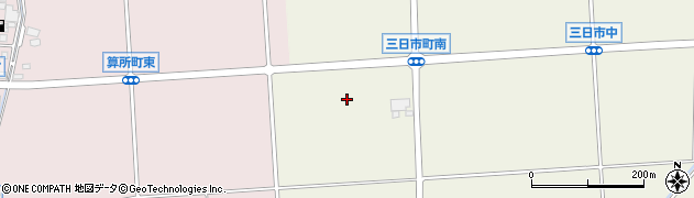 三重県鈴鹿市三日市町周辺の地図