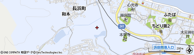 島根県浜田市長浜町周辺の地図