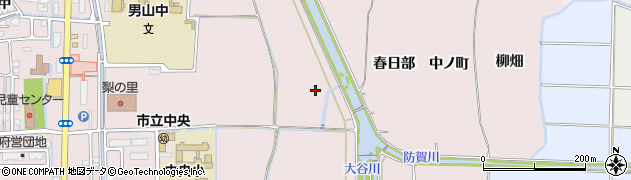 京都府八幡市八幡（西島）周辺の地図