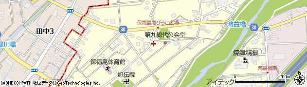 静岡県焼津市保福島704周辺の地図