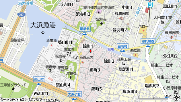 〒447-0848 愛知県碧南市錦町の地図