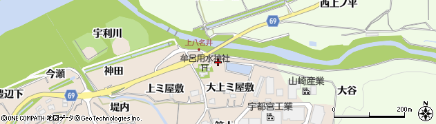 愛知県新城市八名井（朝拝）周辺の地図