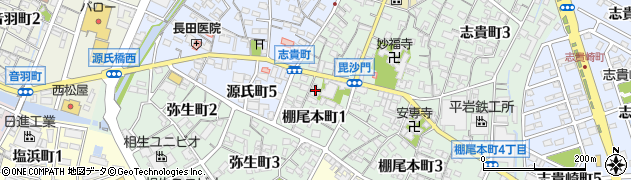 愛知県中央信用組合みなみ支店周辺の地図