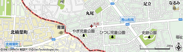 京都府八幡市西山丸尾13周辺の地図