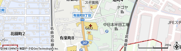 タパス 半田店周辺の地図