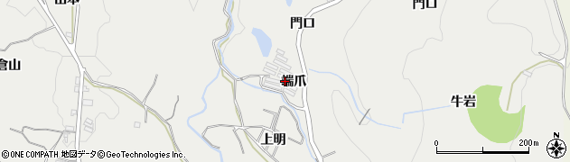 京都府宇治市白川（端爪）周辺の地図
