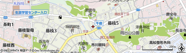 岡田屋履物店周辺の地図