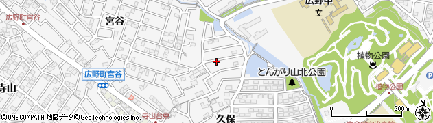 京都府宇治市広野町（宮谷）周辺の地図
