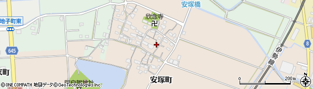 三重県鈴鹿市安塚町440周辺の地図