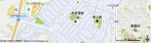 三重県亀山市みずほ台周辺の地図