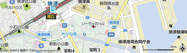 ホテルシーラックパル焼津周辺の地図