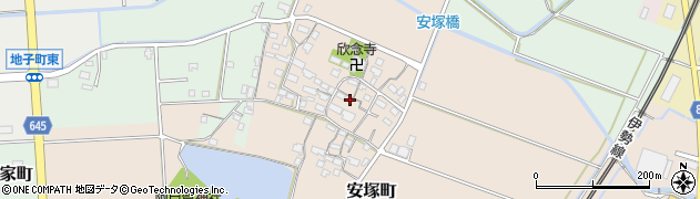 三重県鈴鹿市安塚町446周辺の地図