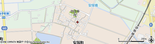 三重県鈴鹿市安塚町449周辺の地図