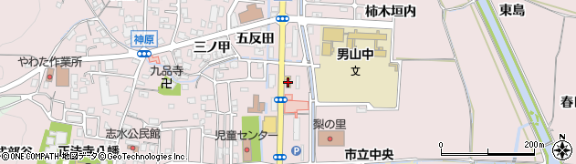 京都府八幡市八幡五反田39周辺の地図