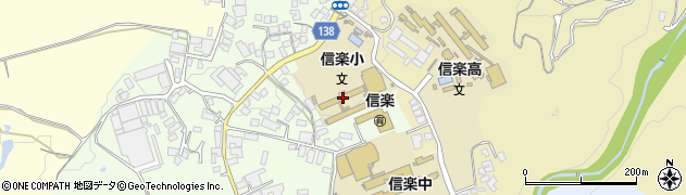 滋賀県甲賀市信楽町江田969周辺の地図