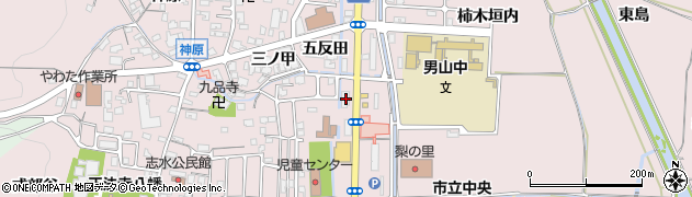 京都府八幡市八幡五反田35周辺の地図