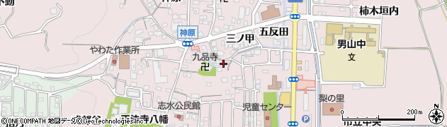 京都府八幡市八幡（河原崎）周辺の地図