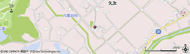 兵庫県三木市口吉川町久次343周辺の地図