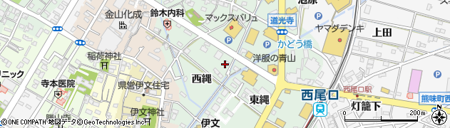 来来亭 西尾店周辺の地図