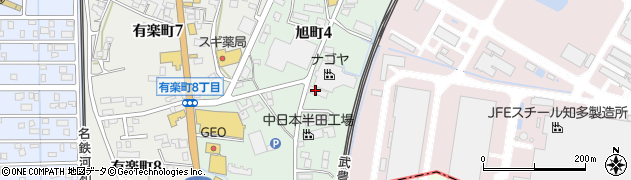 コマツ名古屋半田店周辺の地図