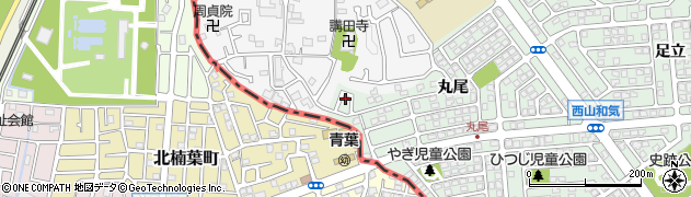 京都府八幡市西山丸尾18周辺の地図