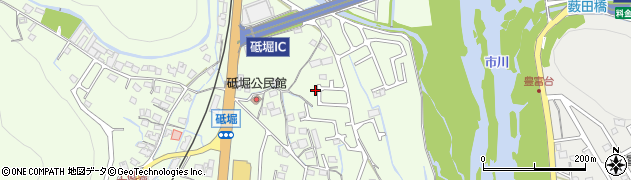 砥堀東公園周辺の地図