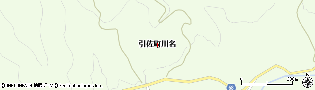 静岡県浜松市浜名区引佐町川名周辺の地図