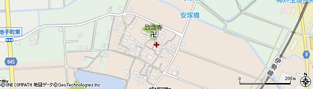 三重県鈴鹿市安塚町448周辺の地図
