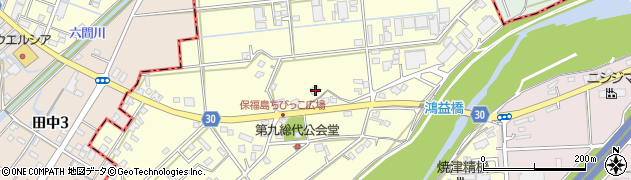 静岡県焼津市保福島404周辺の地図