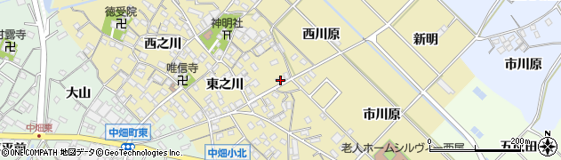 愛知県西尾市田貫町西川原88周辺の地図
