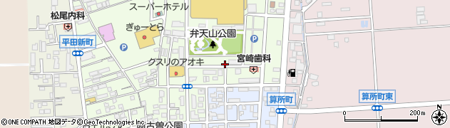 三重県鈴鹿市算所2丁目周辺の地図