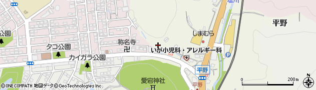 兵庫県川西市平野（カモデ）周辺の地図