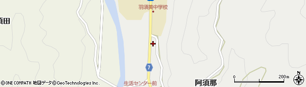 ＪＡしまね　阿須那給油所周辺の地図