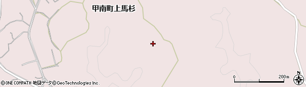 滋賀県甲賀市甲南町上馬杉1177周辺の地図
