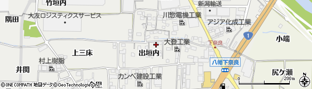 京都府八幡市下奈良出垣内31周辺の地図