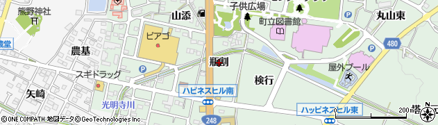 愛知県幸田町（額田郡）大草（瓶割）周辺の地図