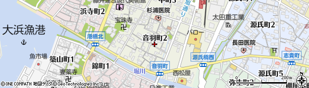 愛知県碧南市音羽町周辺の地図