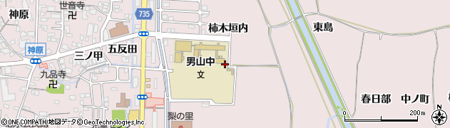 京都府八幡市八幡（柿木垣内）周辺の地図
