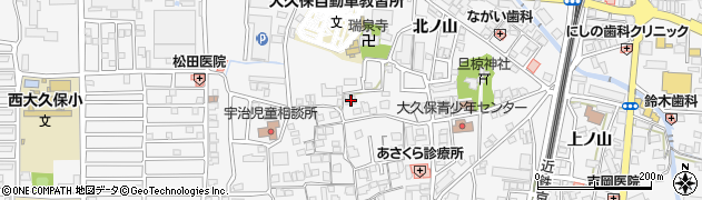 京都府宇治市大久保町北ノ山8周辺の地図