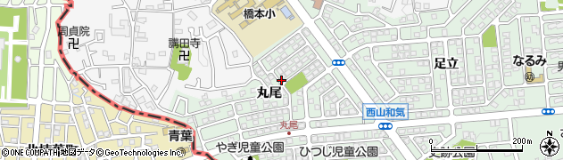 京都府八幡市西山丸尾周辺の地図