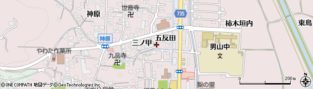 京都府八幡市八幡五反田46周辺の地図
