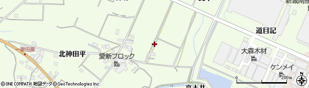 愛知県新城市一鍬田（瓦平）周辺の地図