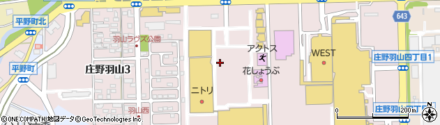 三重県鈴鹿市庄野羽山周辺の地図