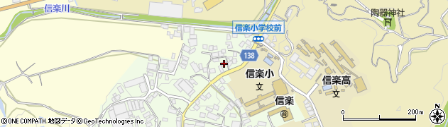 滋賀県甲賀市信楽町江田978周辺の地図
